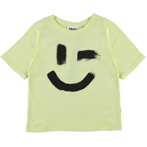 Molo Rabecke Short Sleeve Tee- Painted wink Yellow