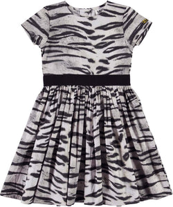 Molo Candy Dress - Tiger White