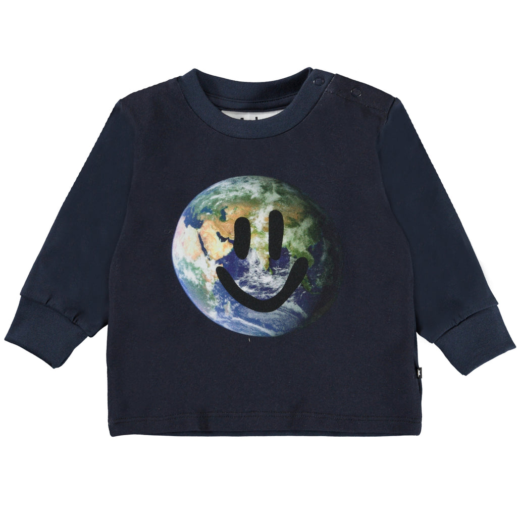 Molo Eloy Longsleeve T-Shirt - Earth Smile