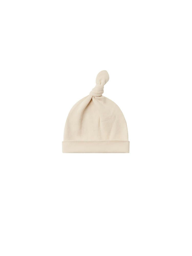 Quincy Mae Knotted Baby Hat - Natural