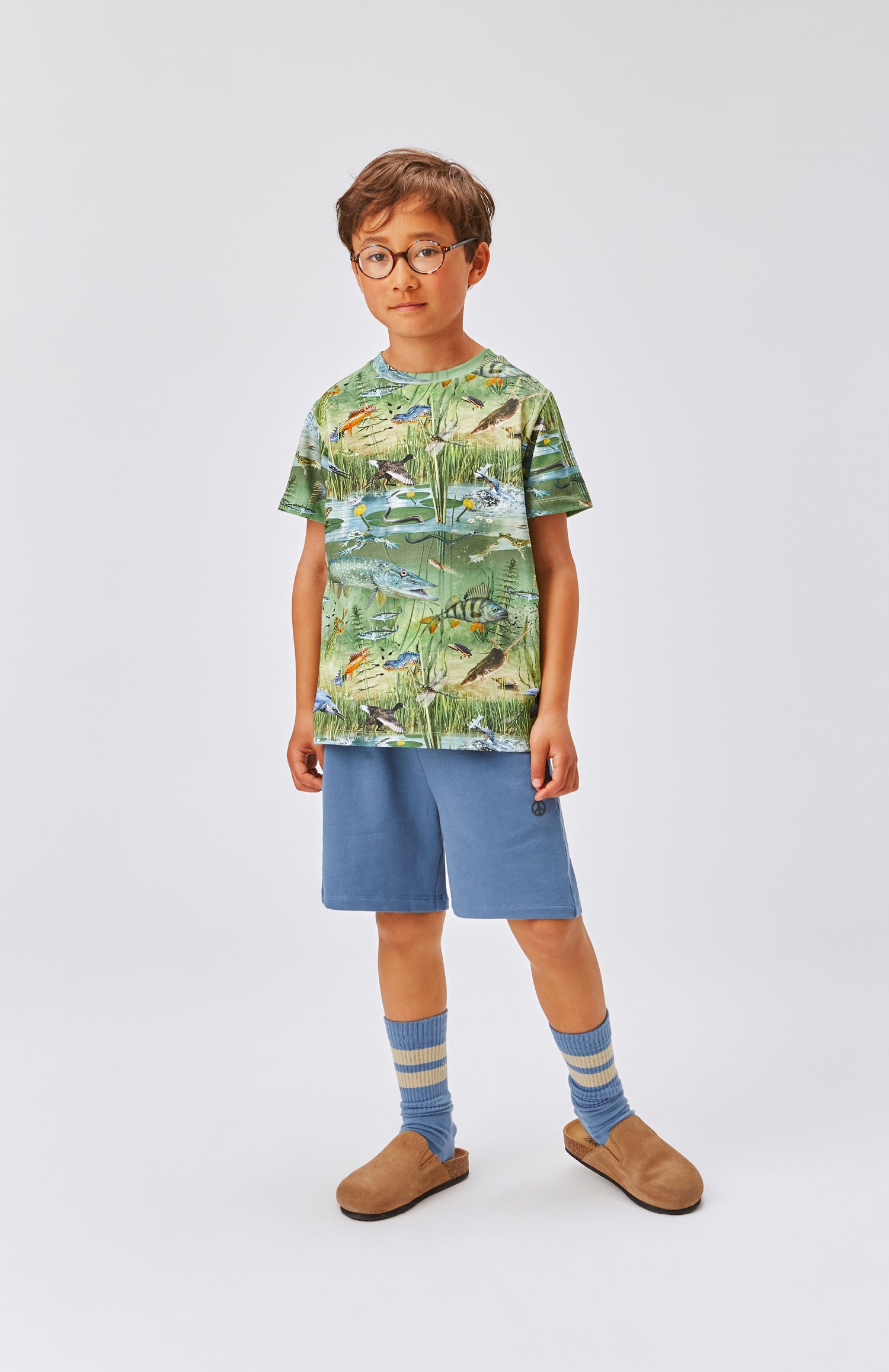 Molo Adian Soft Shorts - Atlas Blue