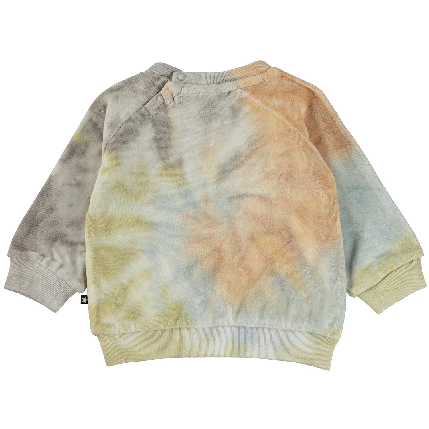 Molo Disc Baby Sweatshirt - Soft Tie Dye