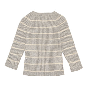 Molo Bendix Cardigan - Grey Stripe