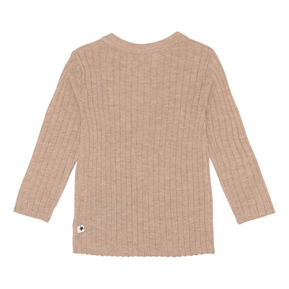 Molo Georgette Cardigan - Oatmeal Melange