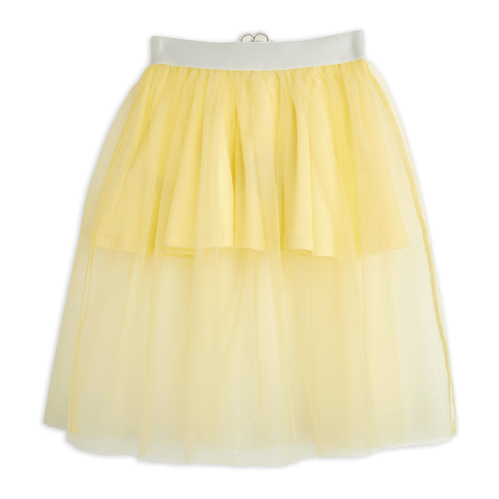 Mini Rodini Flower Tulle Skirt - Yellow
