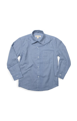 Appaman Dress Shirt - Navy Houndstooth