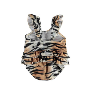 Molo Nalani Baby Swimsuit - Tiger Stripes