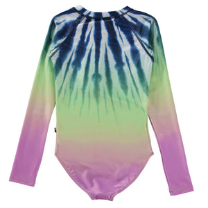 Molo Necky Swimsuit - Faded Tie Dye