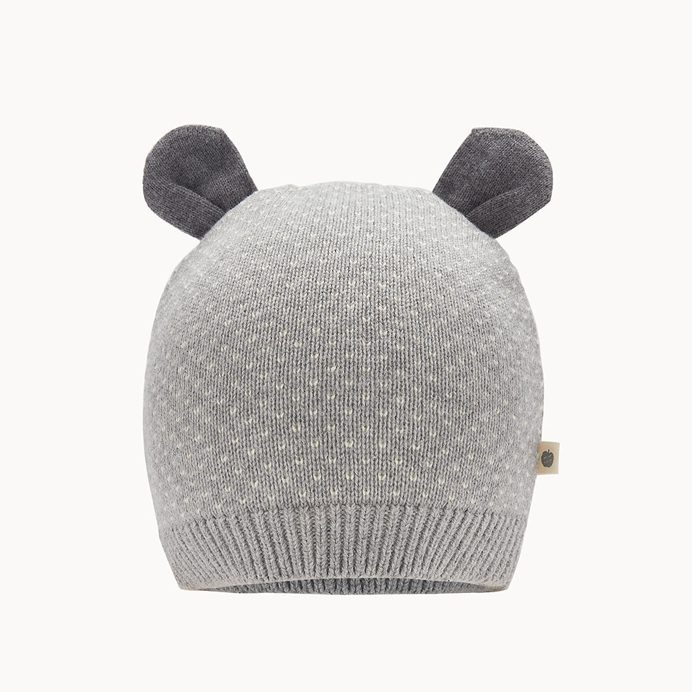 Bonnie Mob Acacia Knitted Hat With Ears - Grey