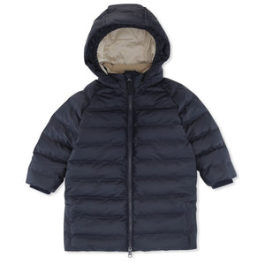 Konges Sløjd Ace Long Rain Down Jacket - Midnight Navy