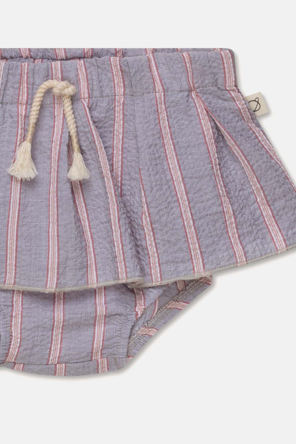 My Little Cozmo Alice Baby Bloomers - Seersucker Stripes