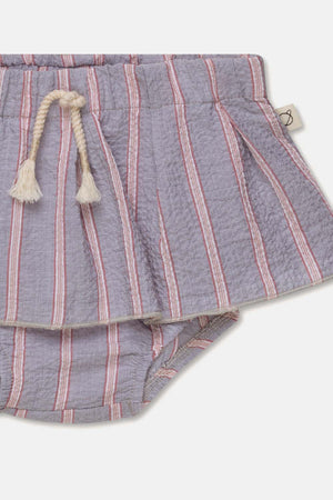 My Little Cozmo Alice Baby Bloomers - Seersucker Stripes
