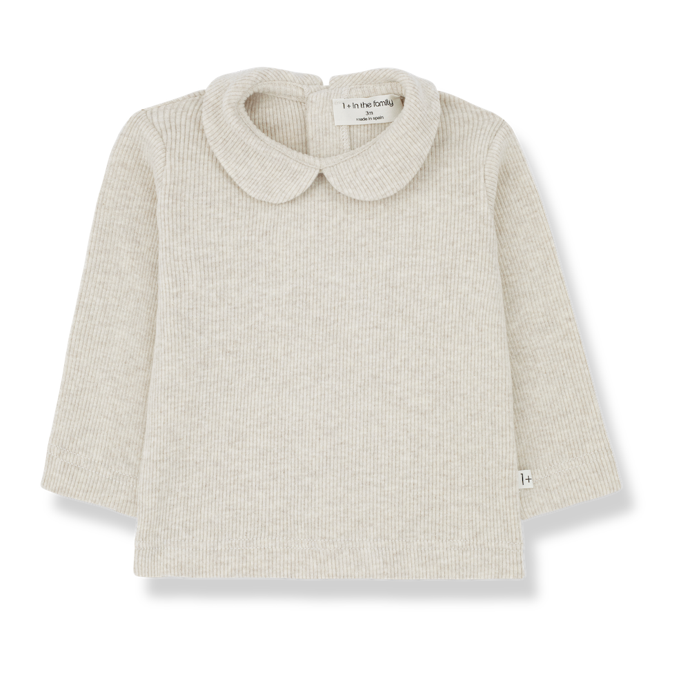 1 + In The Family Angelica Blouse - Oatmeal