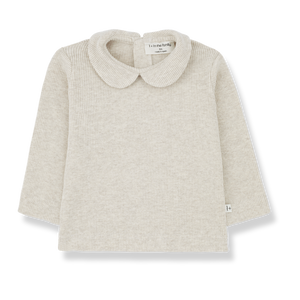 1 + In The Family Angelica Blouse - Oatmeal