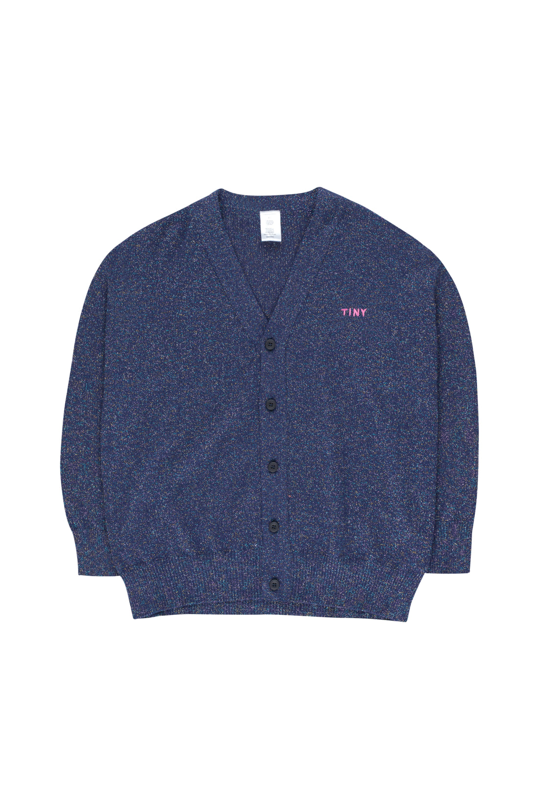 Tiny Cottons Shiny Cardigan - Light Navy