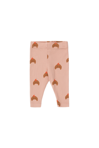 Tiny Cottons Croissants Baby Pants - Powder Pink/Light Brown