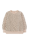 Tiny Cottons Animal Print Sweatshirt - Nude/Deep Yellow
