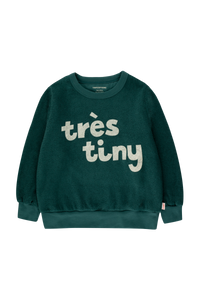 Tiny Cottons Très Tiny Sweatshirt - Petrol Green/Light Cream