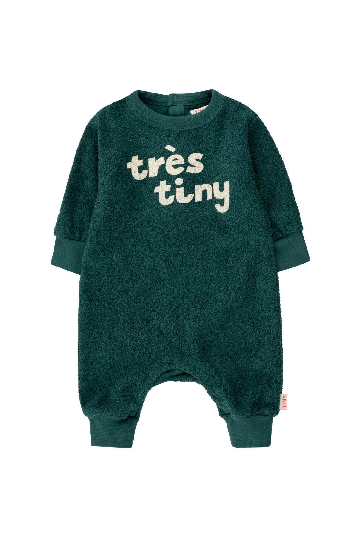 Tiny Cottons Très Tiny One-Piece - Petrol Green/Light Cream