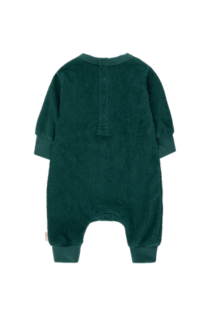 Tiny Cottons Très Tiny One-Piece - Petrol Green/Light Cream