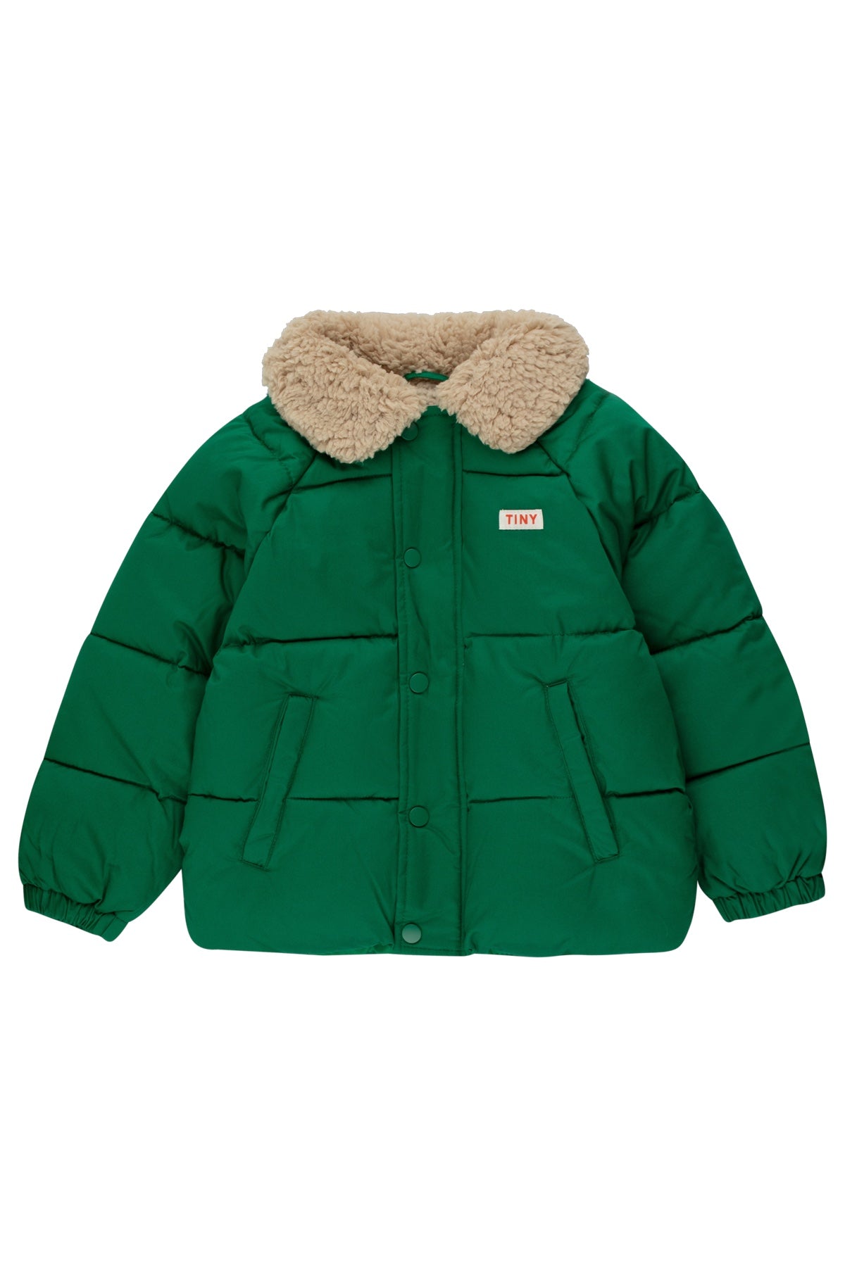 Tiny Cottons Solid Padded Jacket - Grass Green