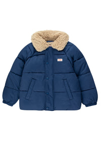 Tiny Cottons Solid Padded Jacket - Light Navy