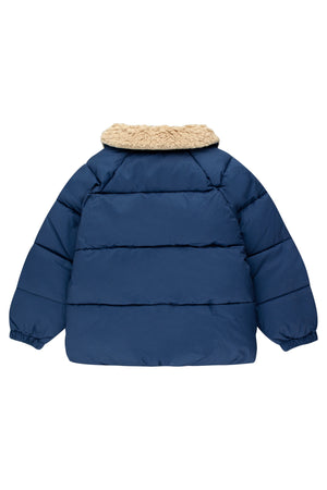 Tiny Cottons Solid Padded Jacket - Light Navy