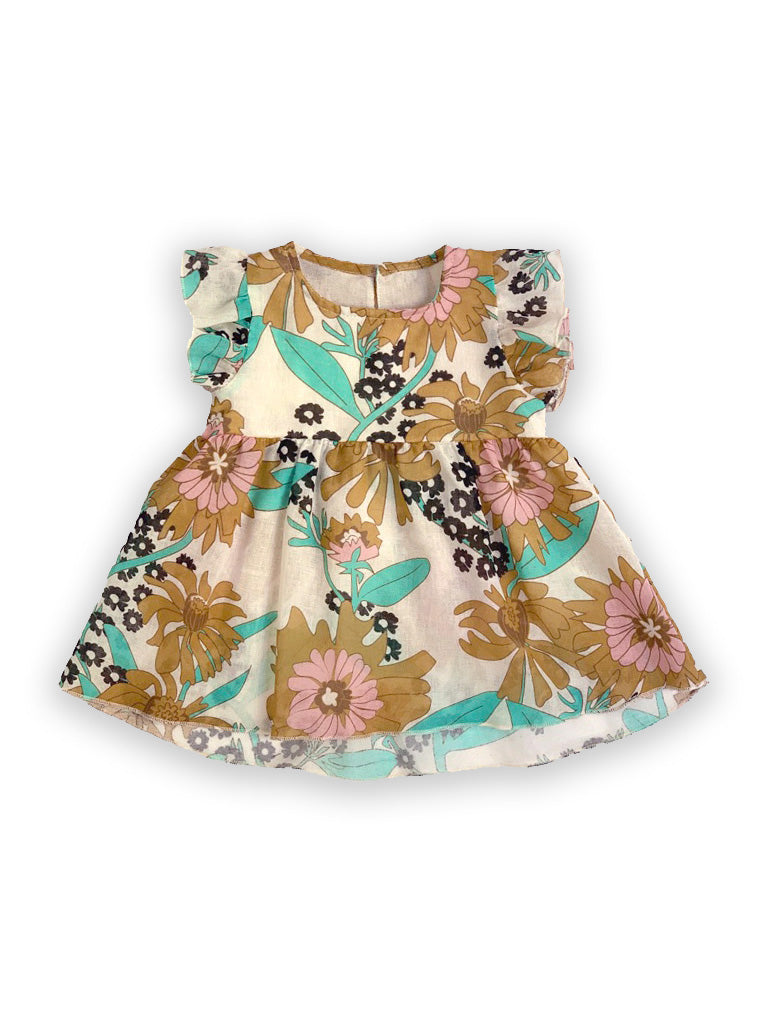 Little Creative Factory Hawaii Baby Dress - Flower Print