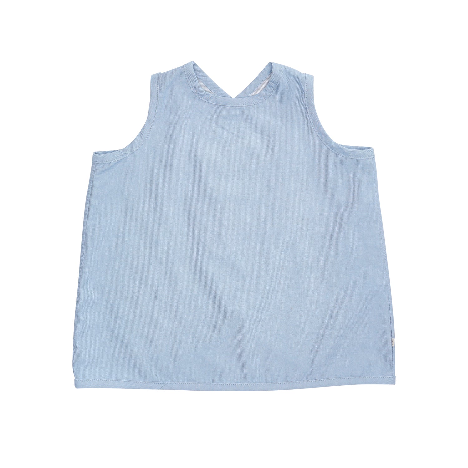 Bacabuche Cross Back Tank - Denim
