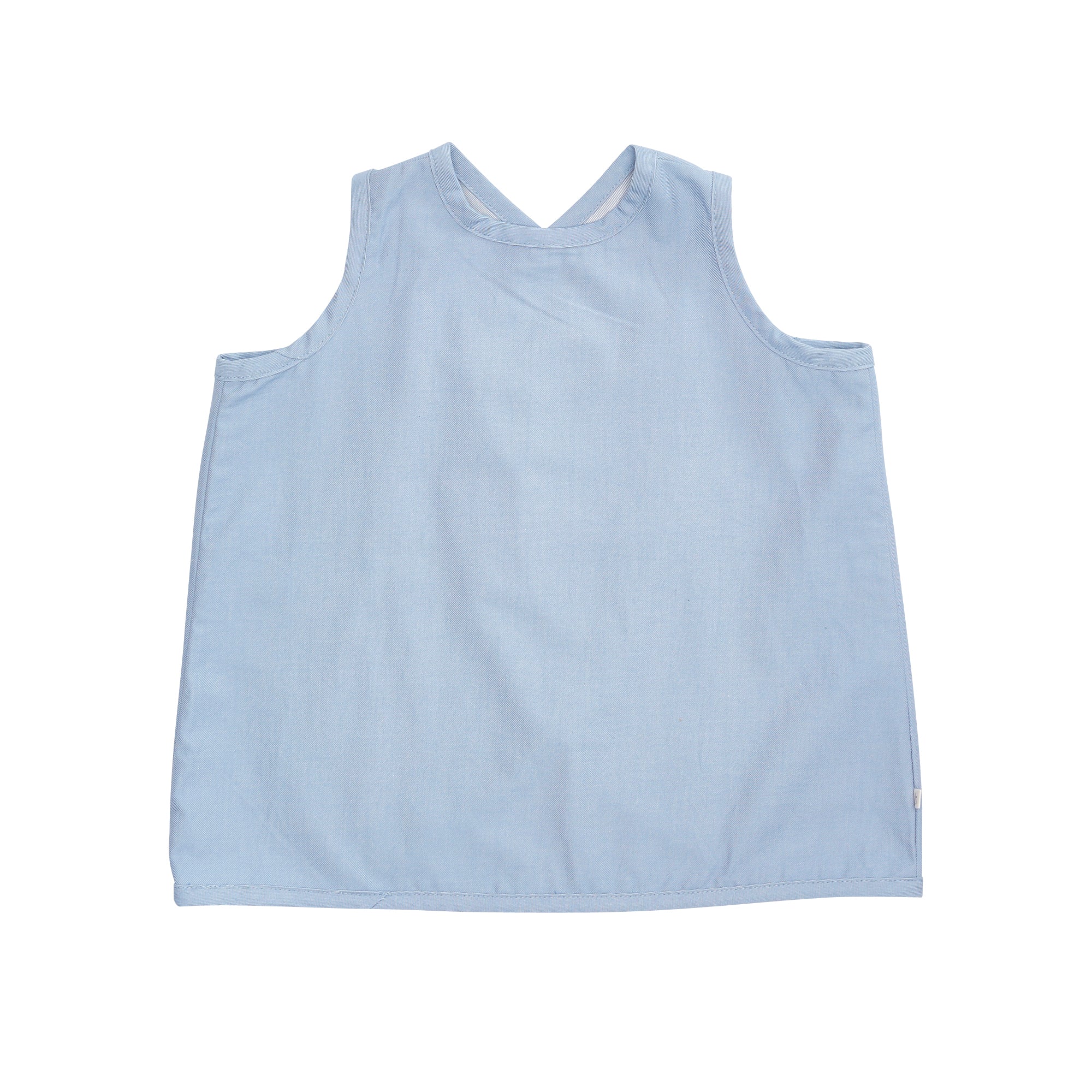 Bacabuche Cross Back Tank - Denim