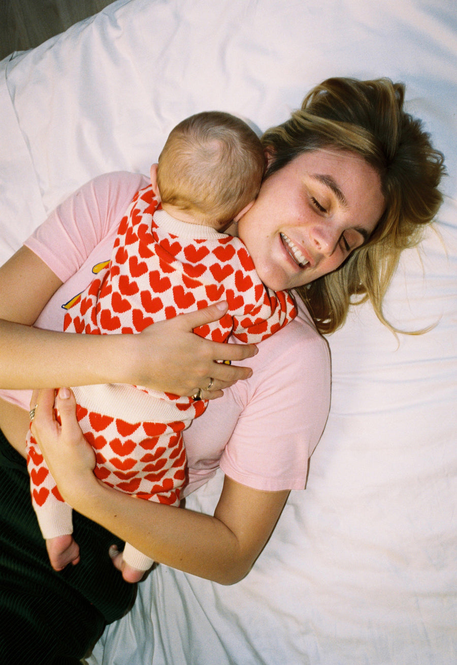 Bobo Choses Baby Jumper - Hearts