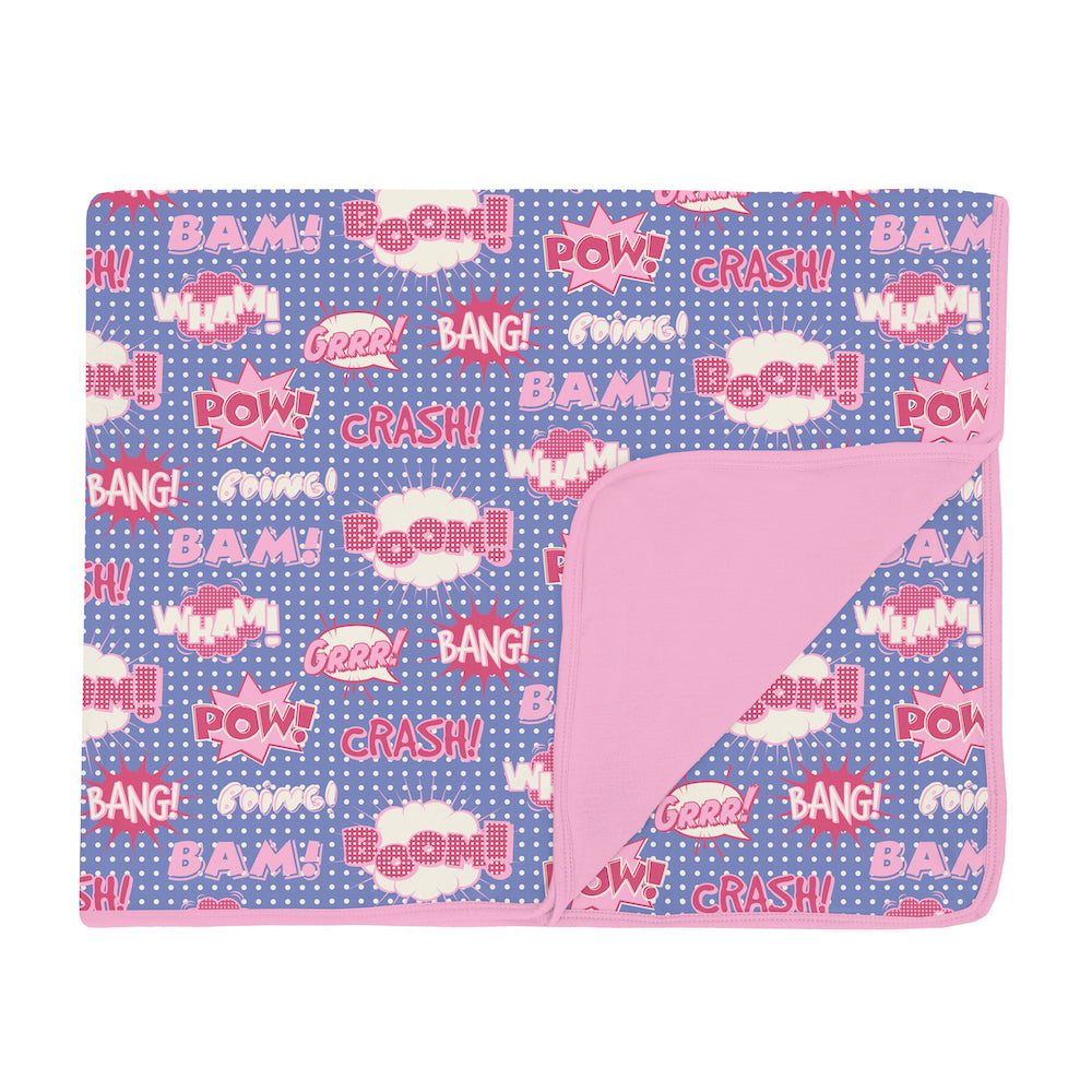 Kickee Pants Print Toddler Blanket Me Not Comic Onomatopoeia