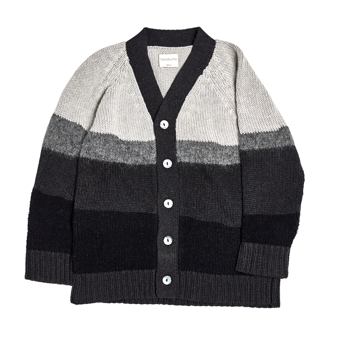 Bacabuche Strata Kid Cardigan - Black