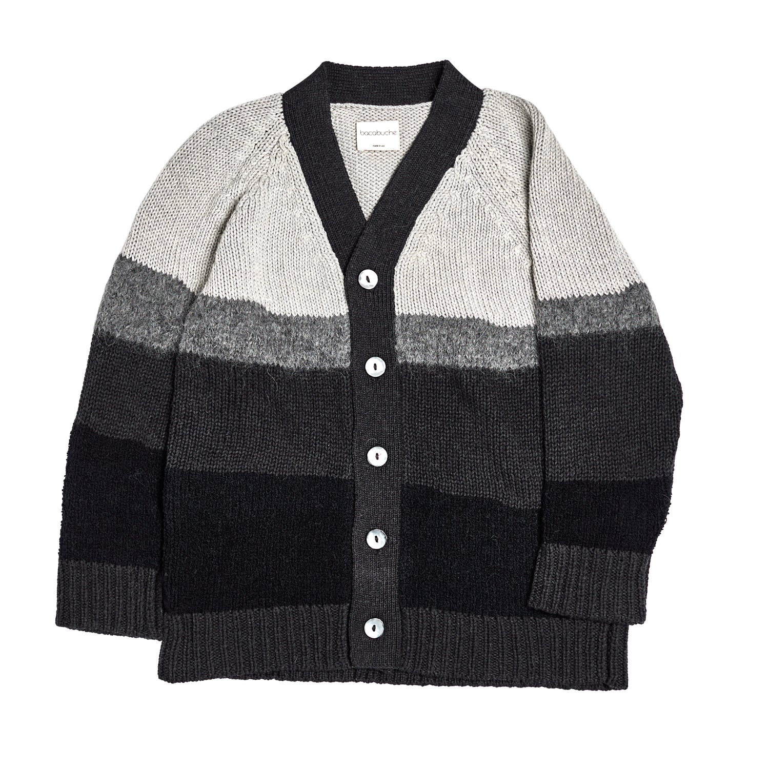 Bacabuche Strata Kid Cardigan - Black