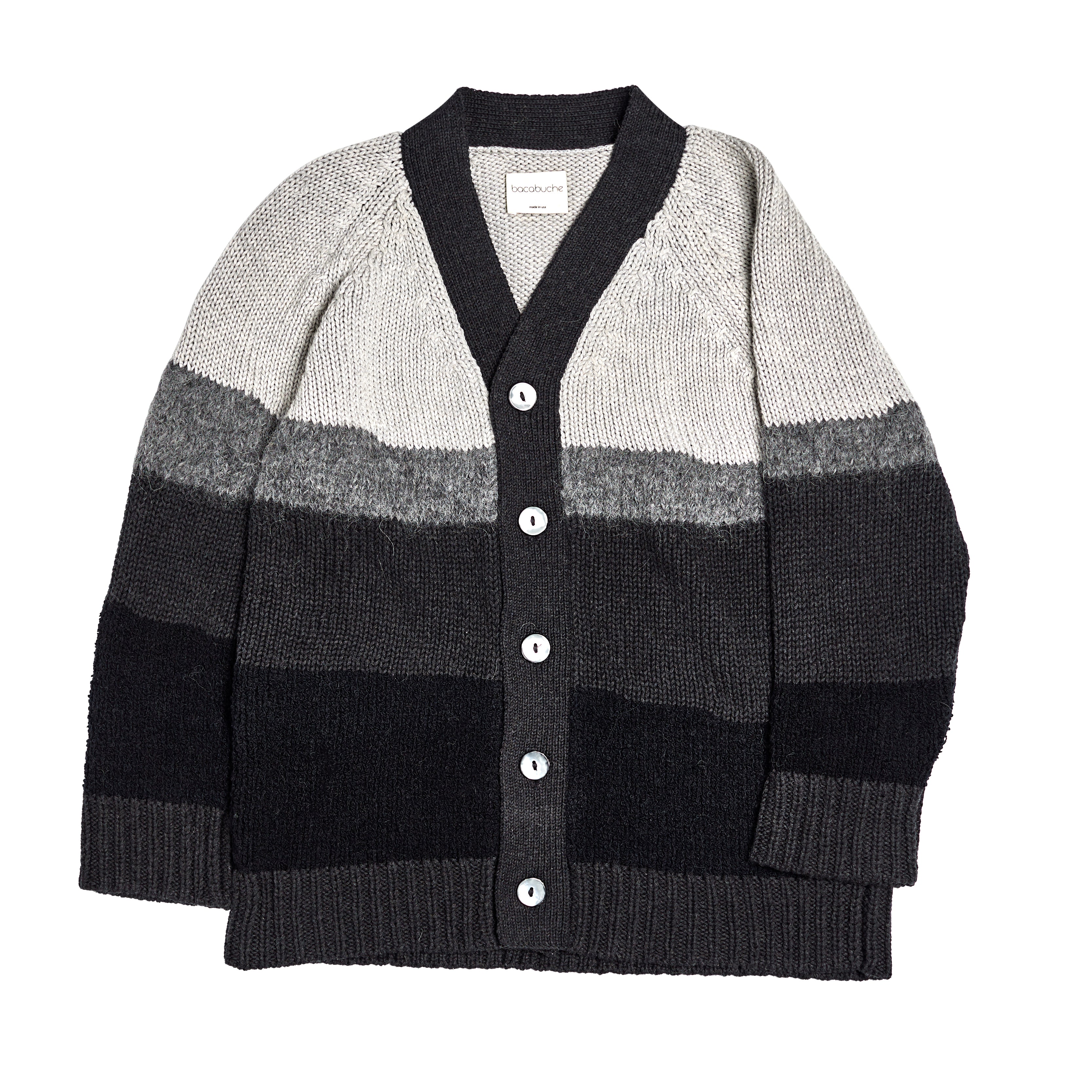 Bacabuche Strata Kid Cardigan - Black
