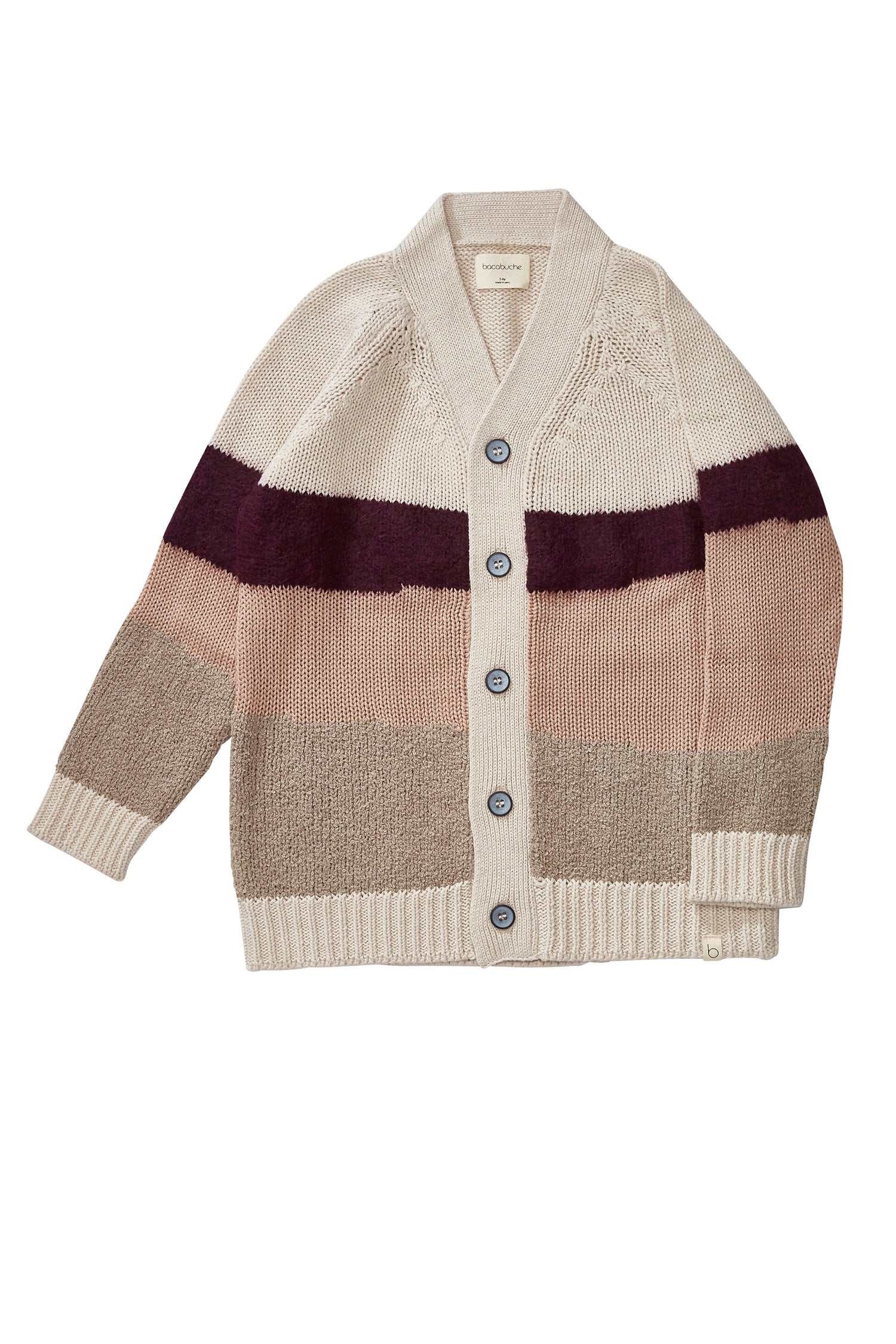 Bacabuche Strata Kid Cardigan - Blush