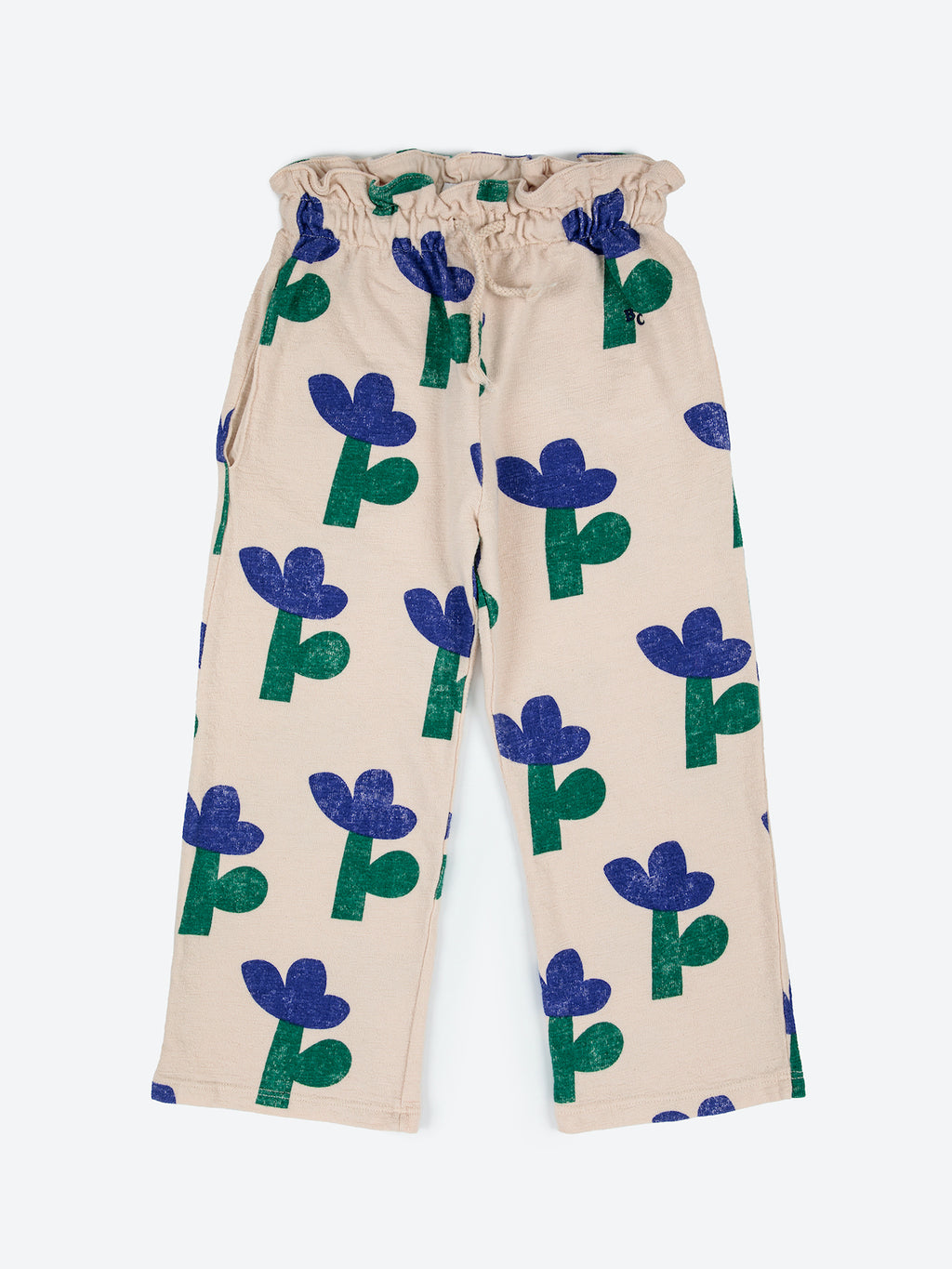 Bobo Choses Sea Flower All Over Gathered Jogging Pants