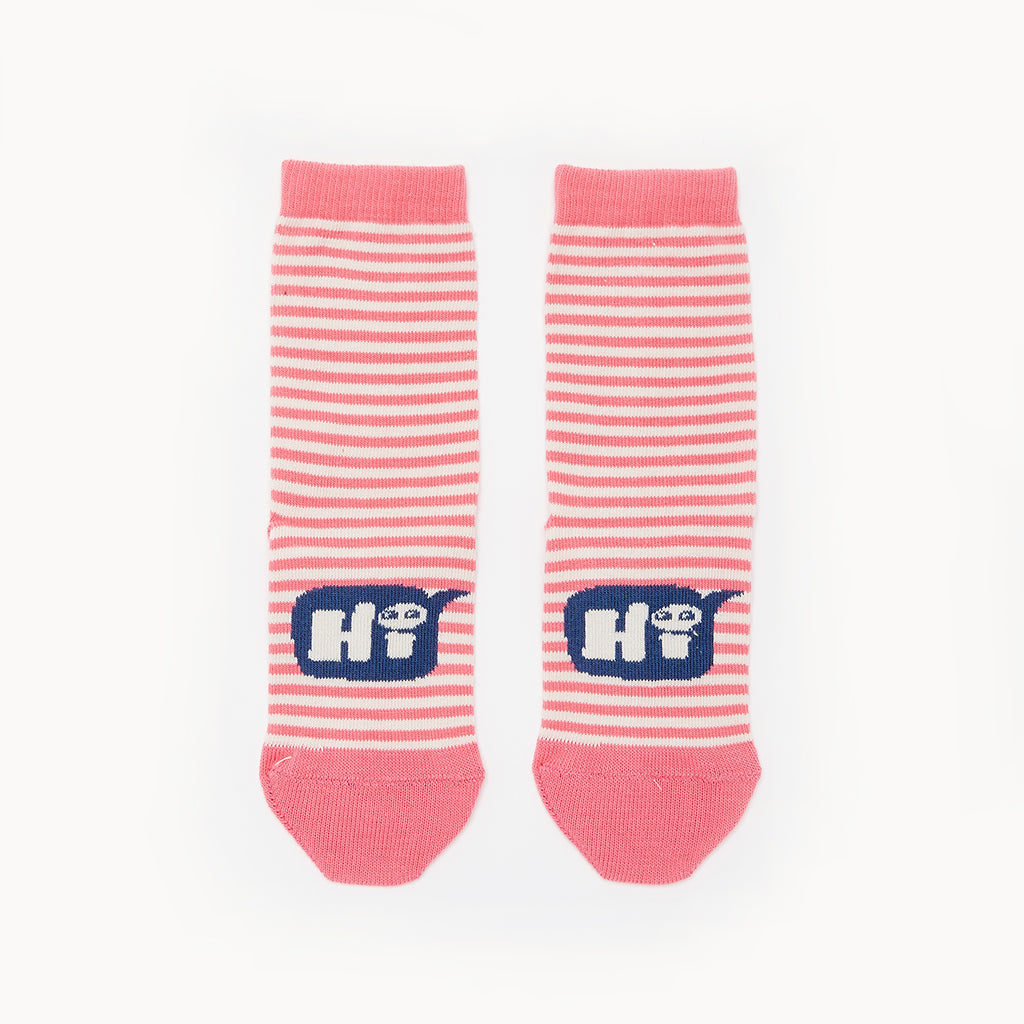 Bonnie Mob Poons Stripe Socks - Sorbet
