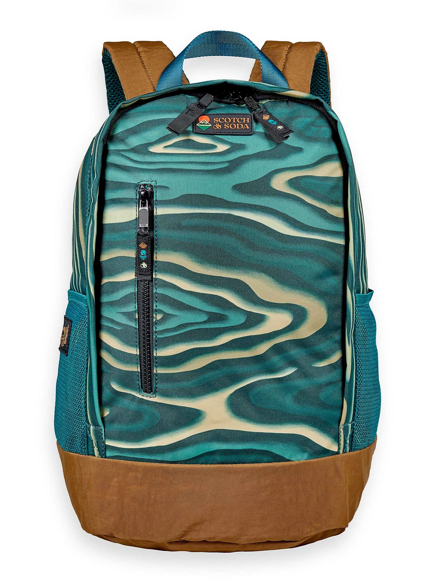Scotch &amp; Soda Boys Allover Printed Backpack - Green