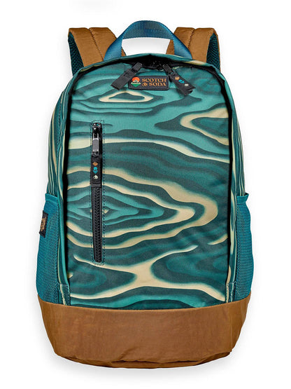Scotch &amp; Soda Boys Allover Printed Backpack - Green