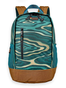 Scotch & Soda Boys Allover Printed Backpack - Green