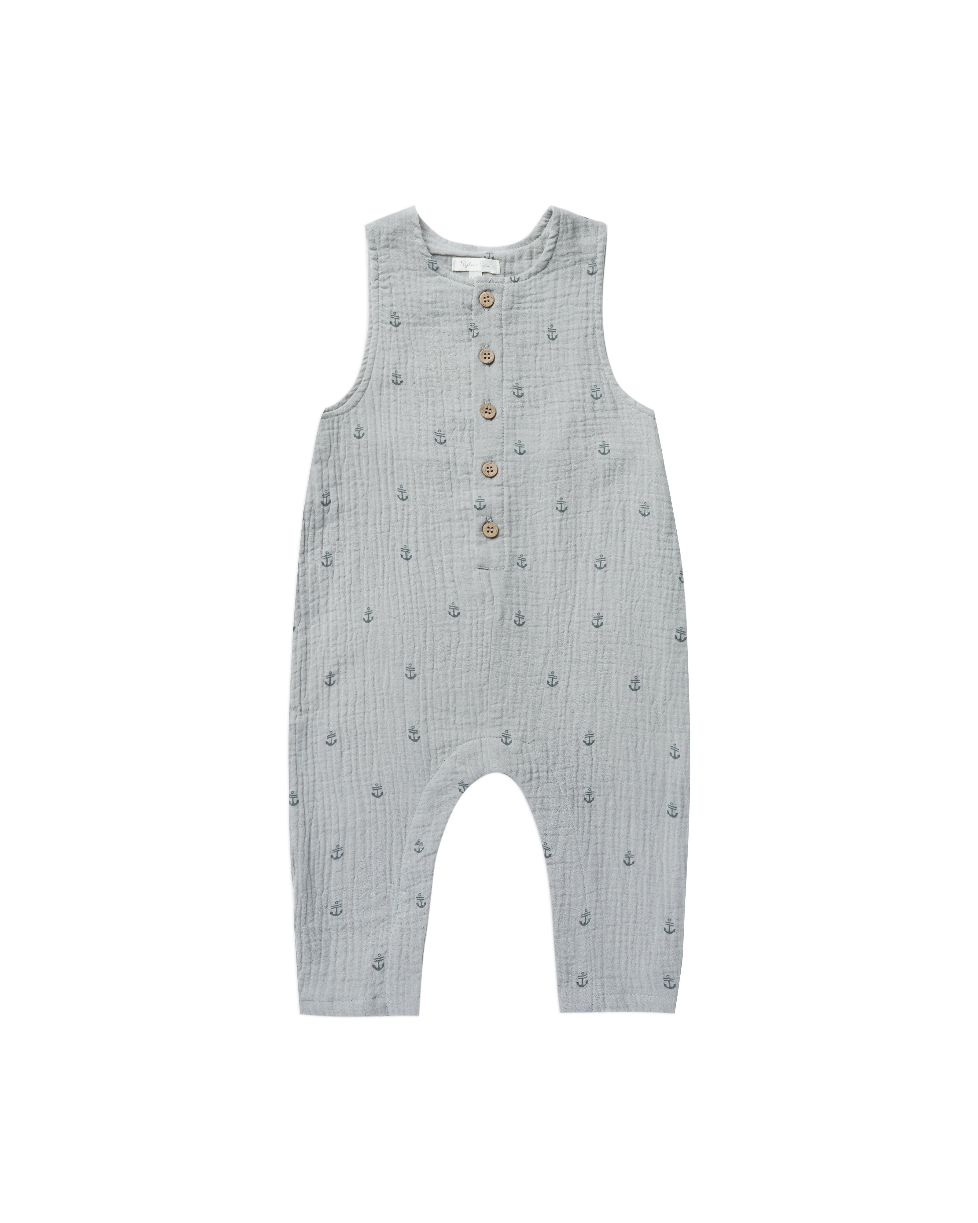 Rylee + Cru Button Jumpsuit - Anchors