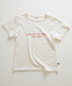 Oeuf Kid Tee Shirt - Gardenia/Wild Child