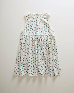 Oeuf Tank Dress - Gardenia/Clover Print