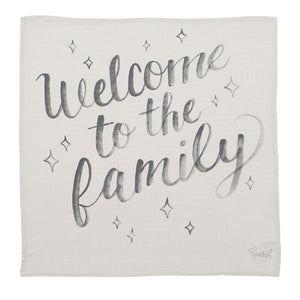Coveted Things Welcome to the Family Organic Swaddle