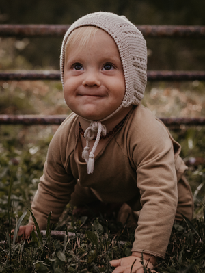 The Simple Folk The Cozy Playsuit - Camel