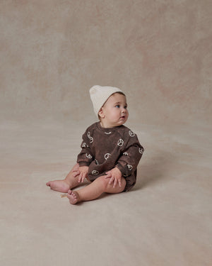 Rylee + Cru Crew Neck Romper - Peace