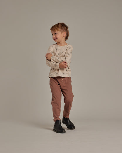 Rylee + Cru Long Sleeve Tee - Owls