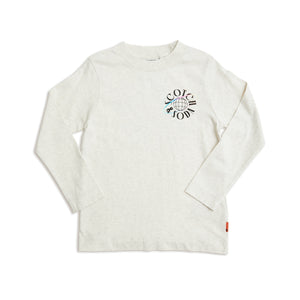 Scotch Shrunk Boys Long Sleeve Artwork T-Shirt - Ecru