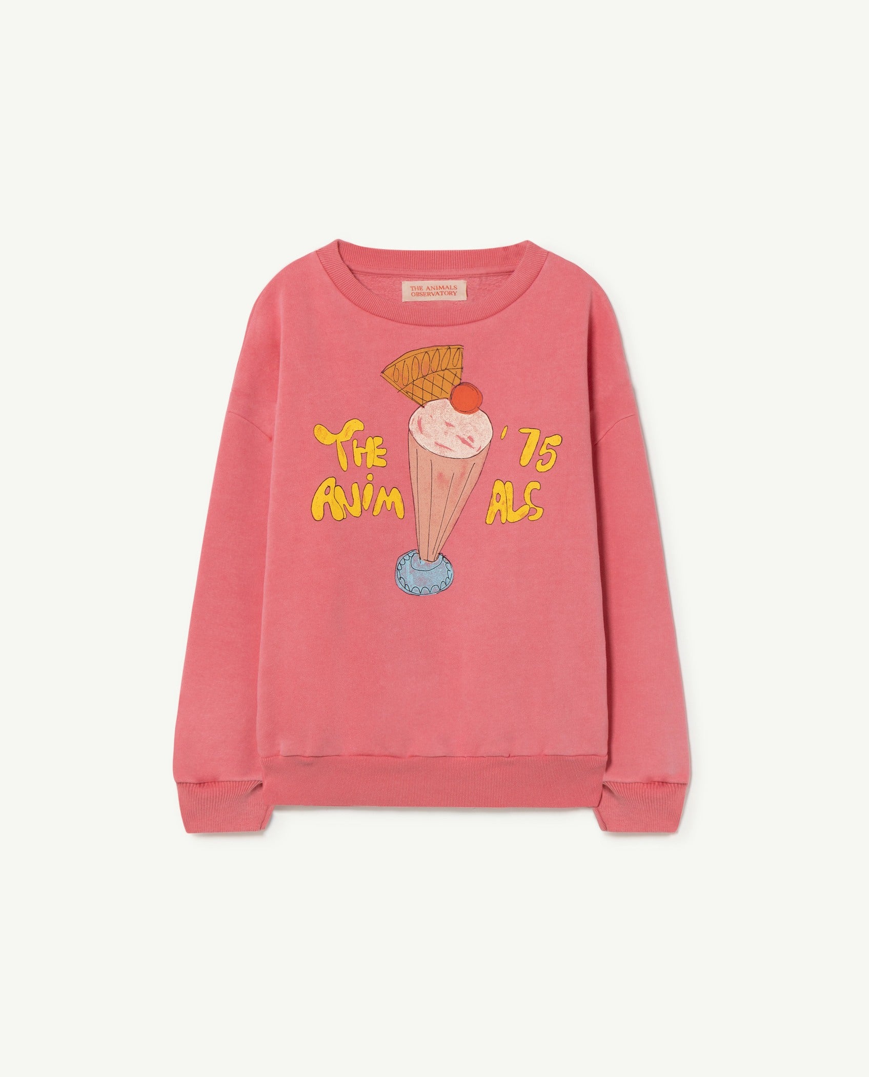 The Animals Observatory Bear Kids Sweatshirt - Pink